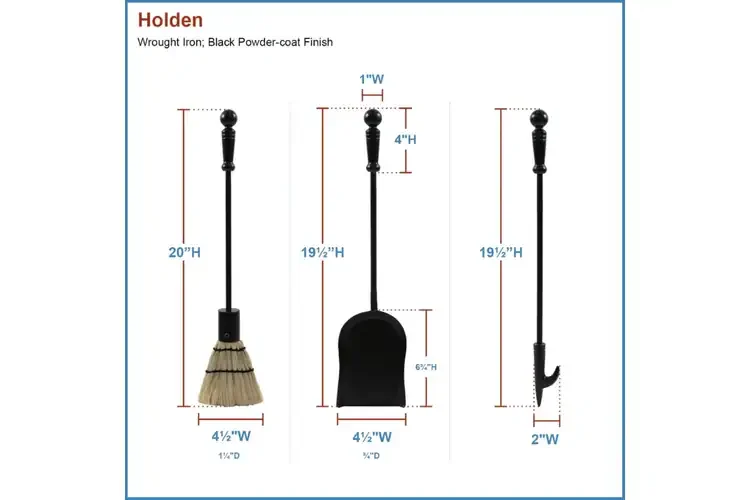 Holden 3-Piece Mini Tool Set in All Black Detailed Information