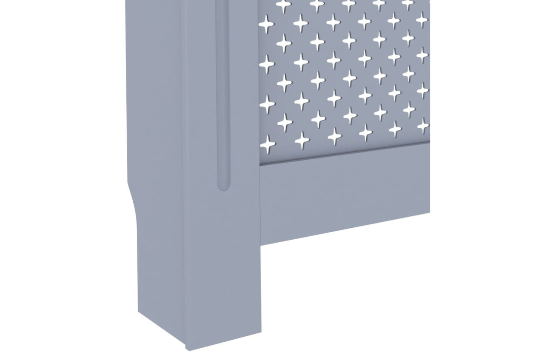 Minimalist Radiator Cover MDF 172 x 19 x 81.5 cm – Modern Slatted Cabinet in Anthracite