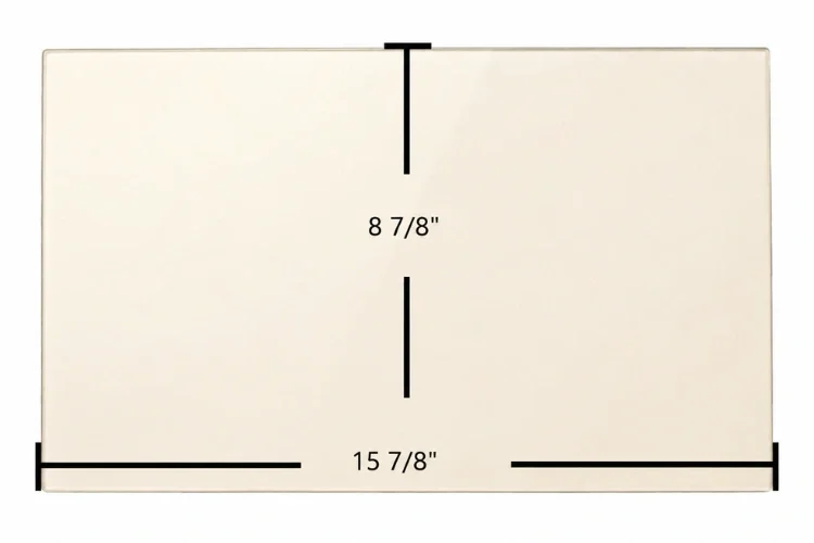 Arrow 2000 Ceramic Glass Panel – 15 7/8" x 8 7/8"