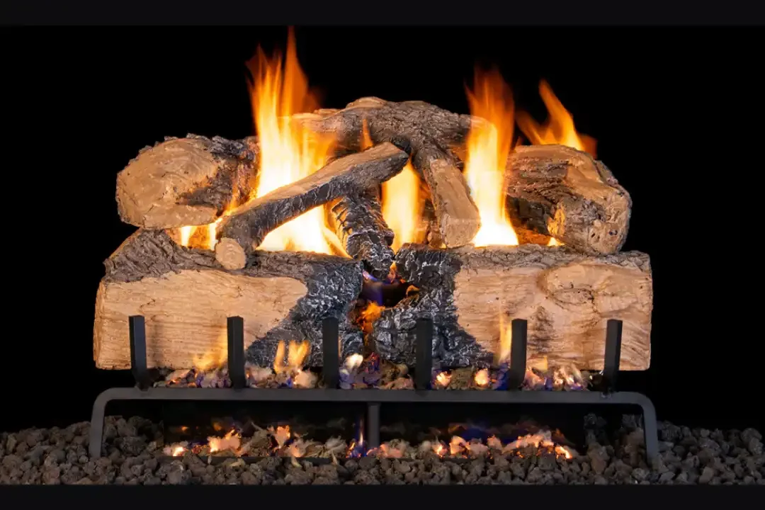 Real Fyre Charred Angel Split Oak 24" Outdoor