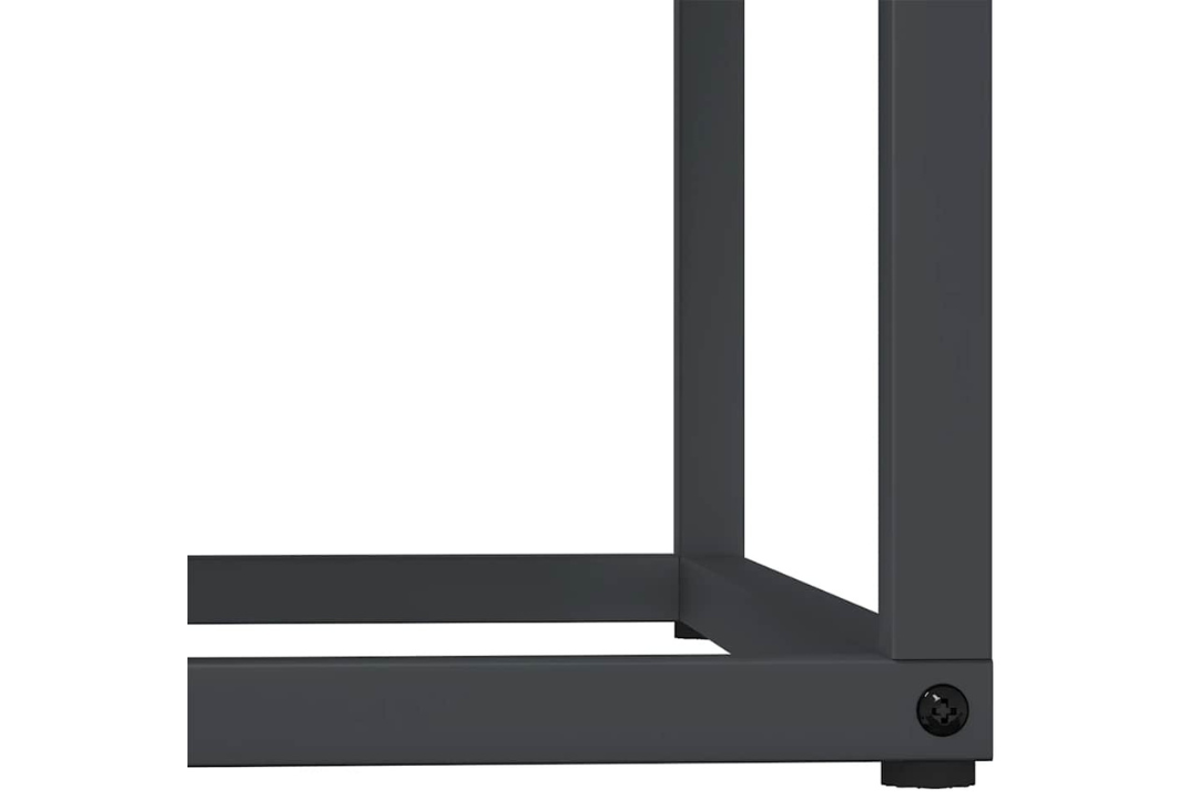 Durable Firewood Rack 69.5 x 35 x 81 cm in Anthracite Made of Cold-Rolled Steel