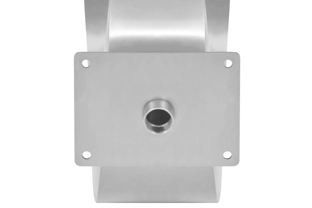 Chlorine-Resistant Pool Fountain Stainless Steel 50x30x53 cm Silver