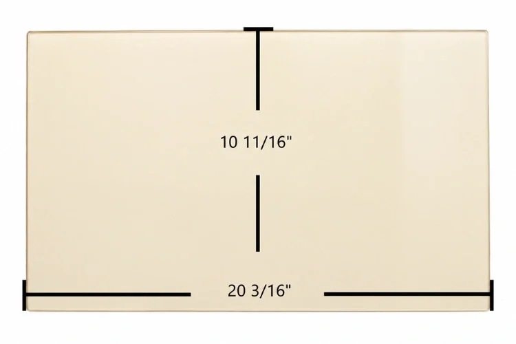 Jotul C 450 Kennebec Clean Replacement Ceramic Glass Panels – 20 3/16" x 10 11/16"