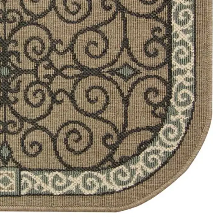 Pilgrim Eastly Scroll Hearth Rug CloseUp
