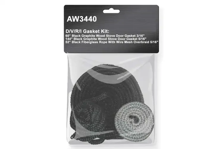 Vermont Castings Defiant–Resolute Wood Stove Gasket Kit AW3440