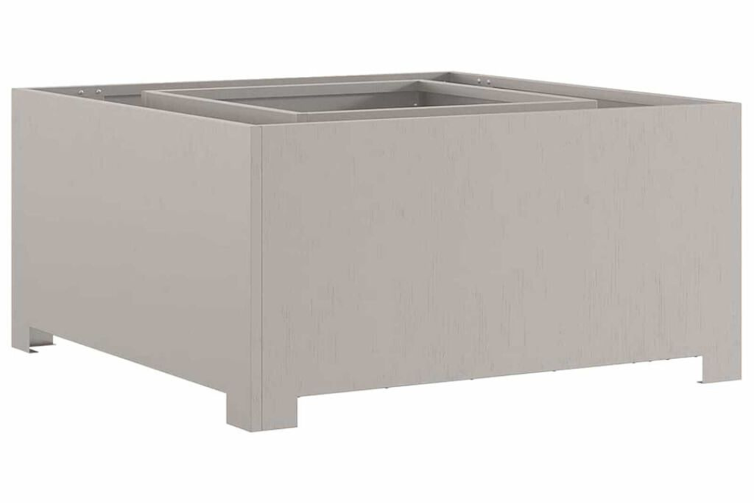 Fire Pit Square 80 x 80 x 40 cm in Original Color