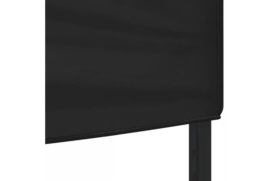 Sleek Folding Party Tent 3 x 6 m in Black with 210D Oxford Fabric with Silver Coating