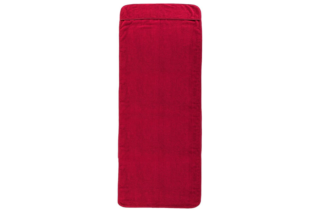 Sleek Beach Towels 4 pcs – 60 x 135 cm in Burgundy Red with 400 GSM Cotton Blend