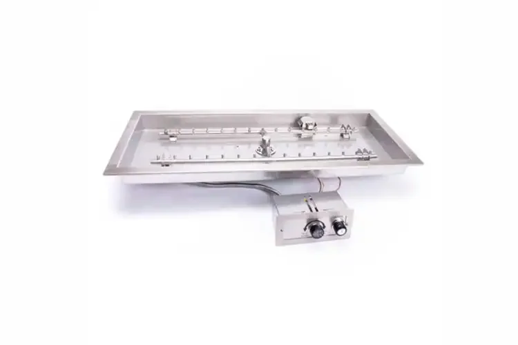 HPC Rectangle H-Burner Inserts Push Button Ignition