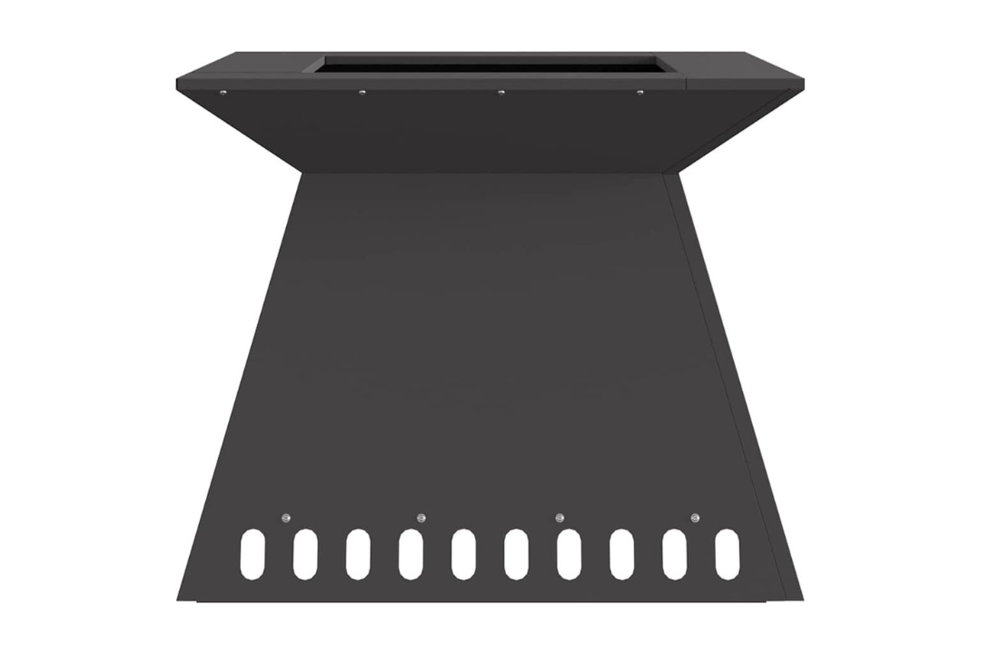 Sleep Fire Pit 60 x 60 x 50 cm in Black Cold-Rolled Steel