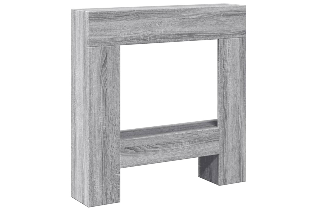 Fireplace Surround 81 x 18 x 82 cm in Gray Sonoma