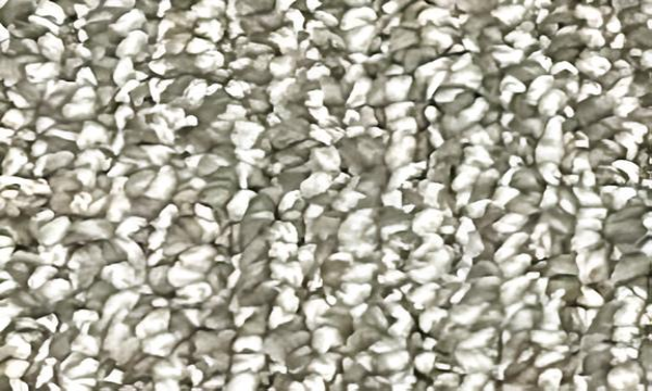 Cozy II Gauntlet Half Round Olefin Hearth Rug Close Up