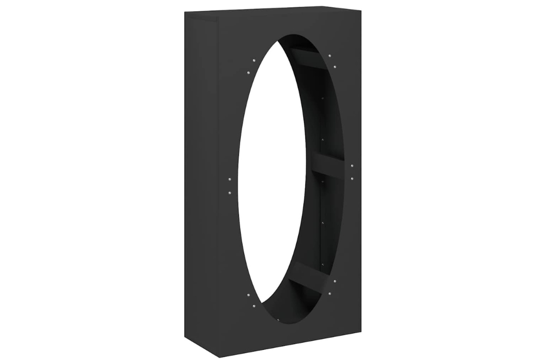 Firewood Rack 50 x 23 x 100 cm in Black