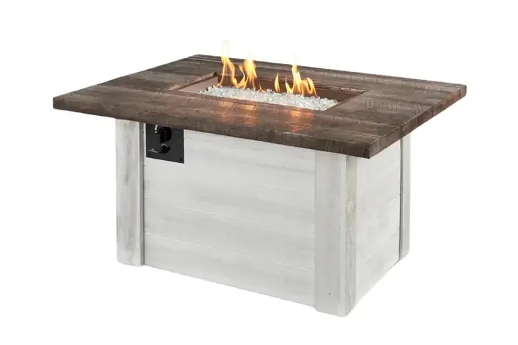 48 Inches Alcott Rectangular Gas Fire Pit Table