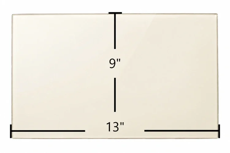 Alaska Wood Stove Replacement Glass – 13" x 9"