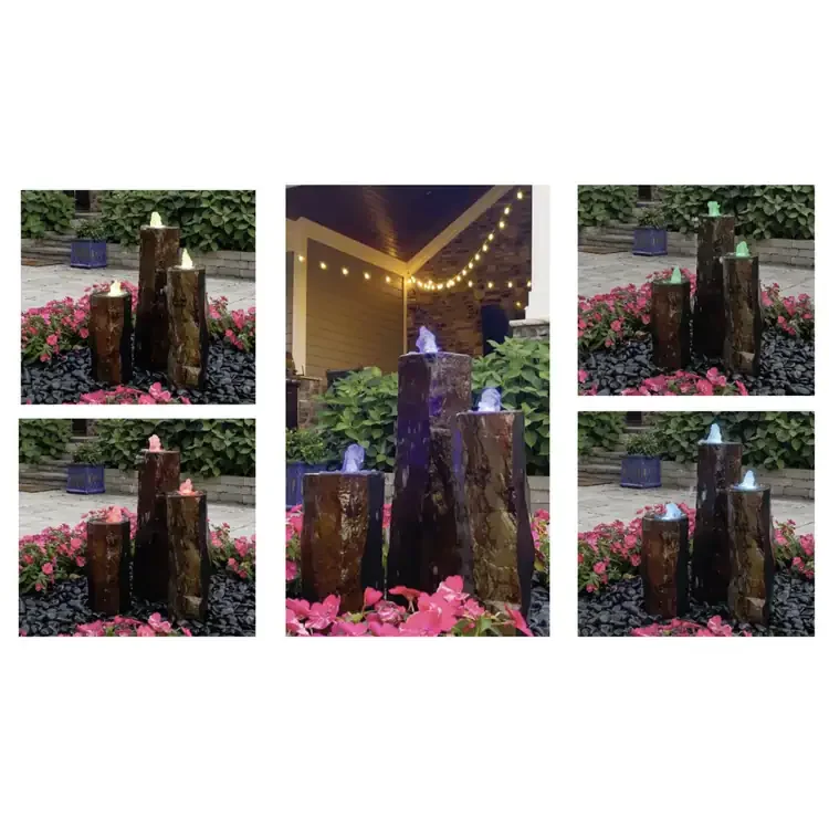 IllumiGlow® Fountain Plume Lighting Kit to add a touch of serenity into your garden
