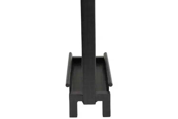 Shepherd's Hook Inline Fireplace Tool Set – Wrought Iron with Ash Pan Details