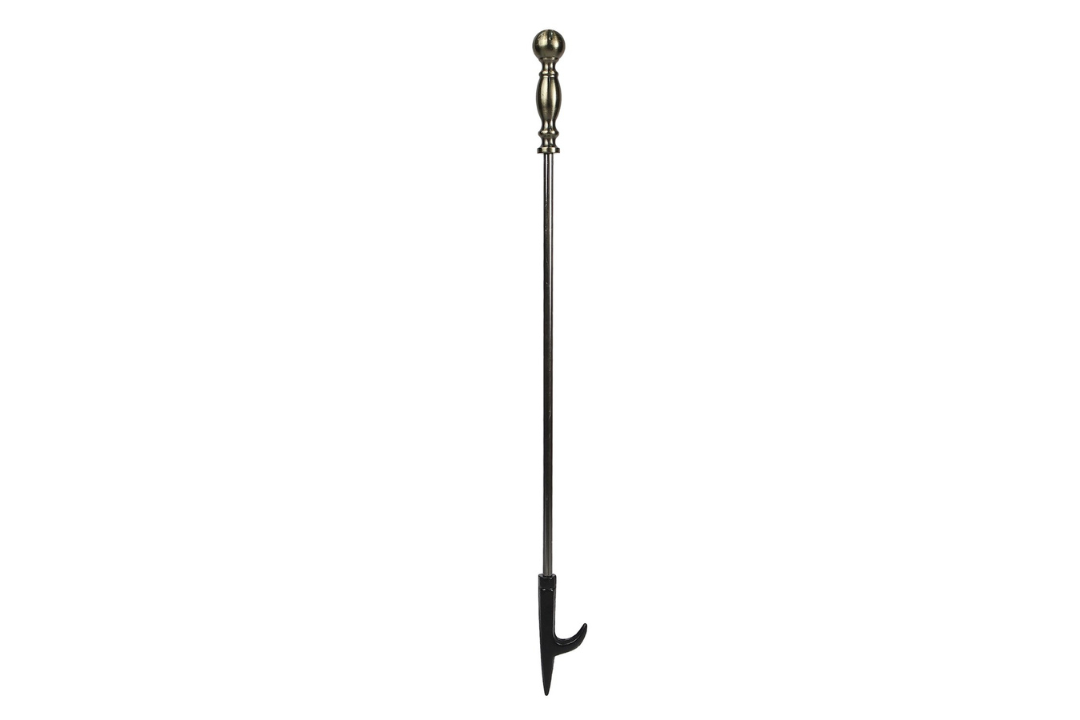 Sutton Fireplace Tool Set Poker in Antique Brass