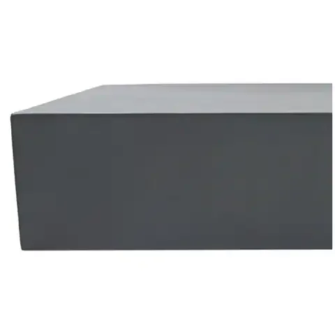 Modern Cast Stone Non Combustible Mantel Shelf Front View Close Up