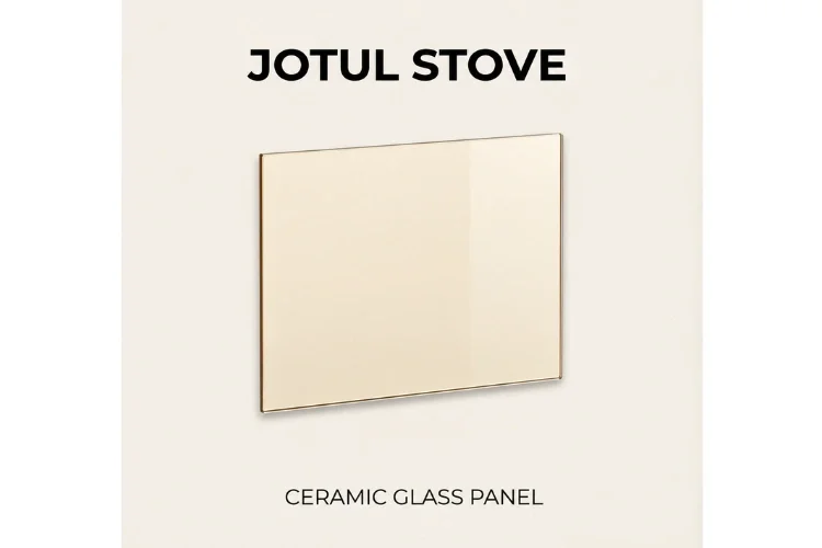 Jotul F 273 Replacement Ceramic Glass Panels – 16 7/8" x 13 3/4"