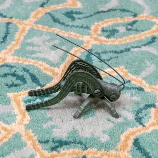 Hearth Cricket In Verdigris Finish