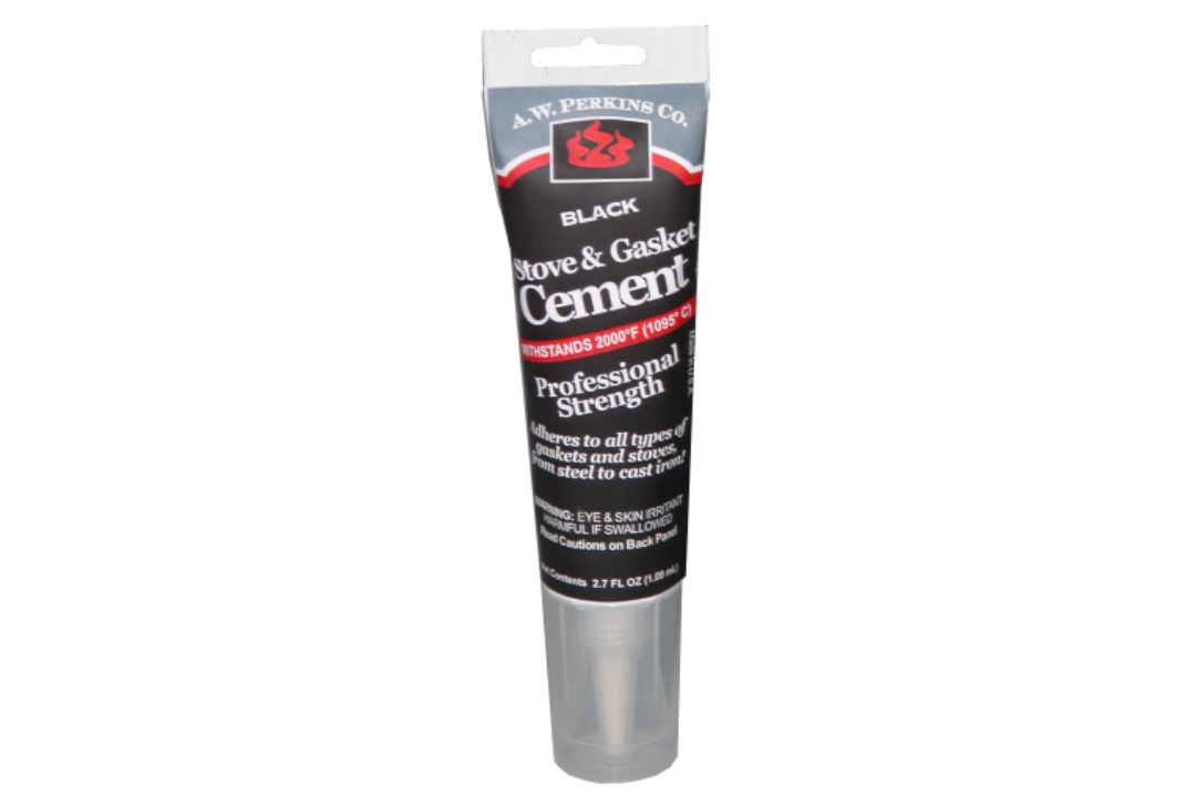 AW Perkins Stove & Gasket Cement Tube – 2.7 oz Black