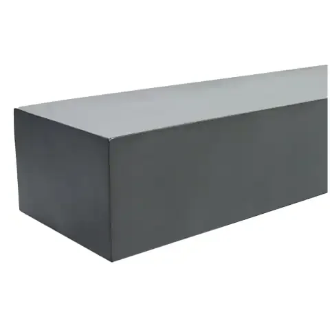 Modern Cast Stone Non Combustible Mantel Shelf Side View Closeup