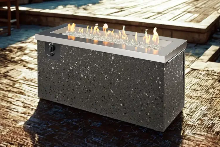 Key Largo 48" Linear Gas Fire Pit Table