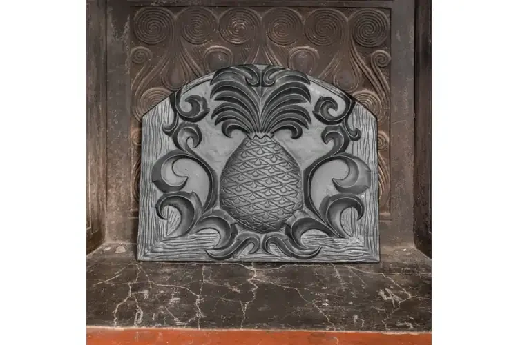 Welcome Fireback Made of Cast Iron