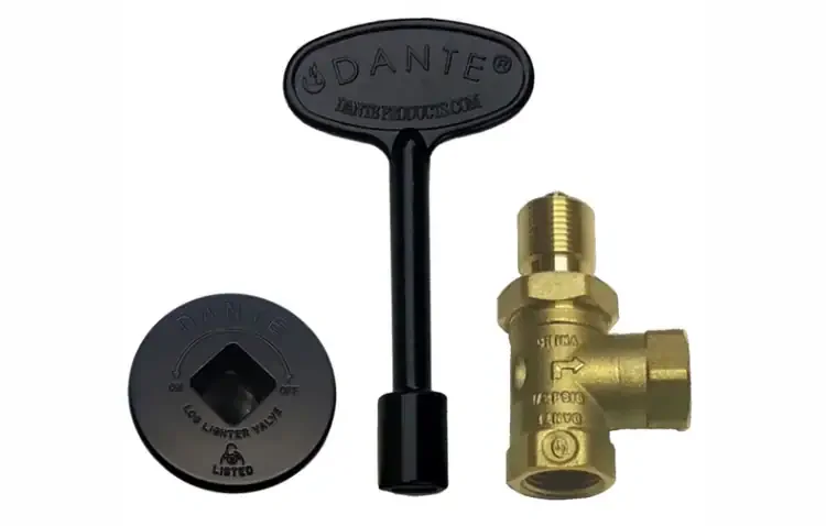 Floor Plates With Gas Valve Keys And Angled Valve