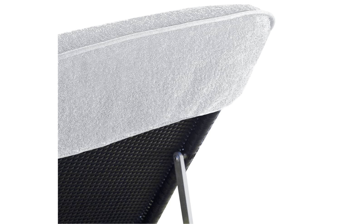 Versatile Beach Towels 4 pcs – 60 x 135 cm in White with 400 GSM Cotton Blend