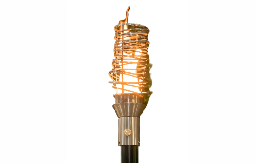 Cyclone Style Stainless Steel Gas Tiki Torch Head