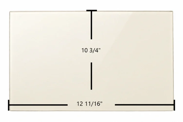 Alaska Channing III Stove Replacement Ceramic Glass Panel – 12 11/16" x 10 3/4"