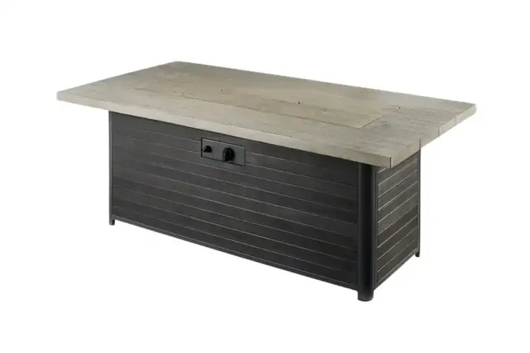 Cedar Ridge 61" Linear Gas Fire Pit Table Cover Included