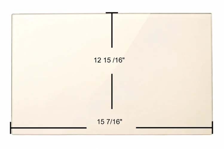 Hearthstone Green Mountain 40 Ceramic Glass Panel – 15 7/16" x 12 15/16"