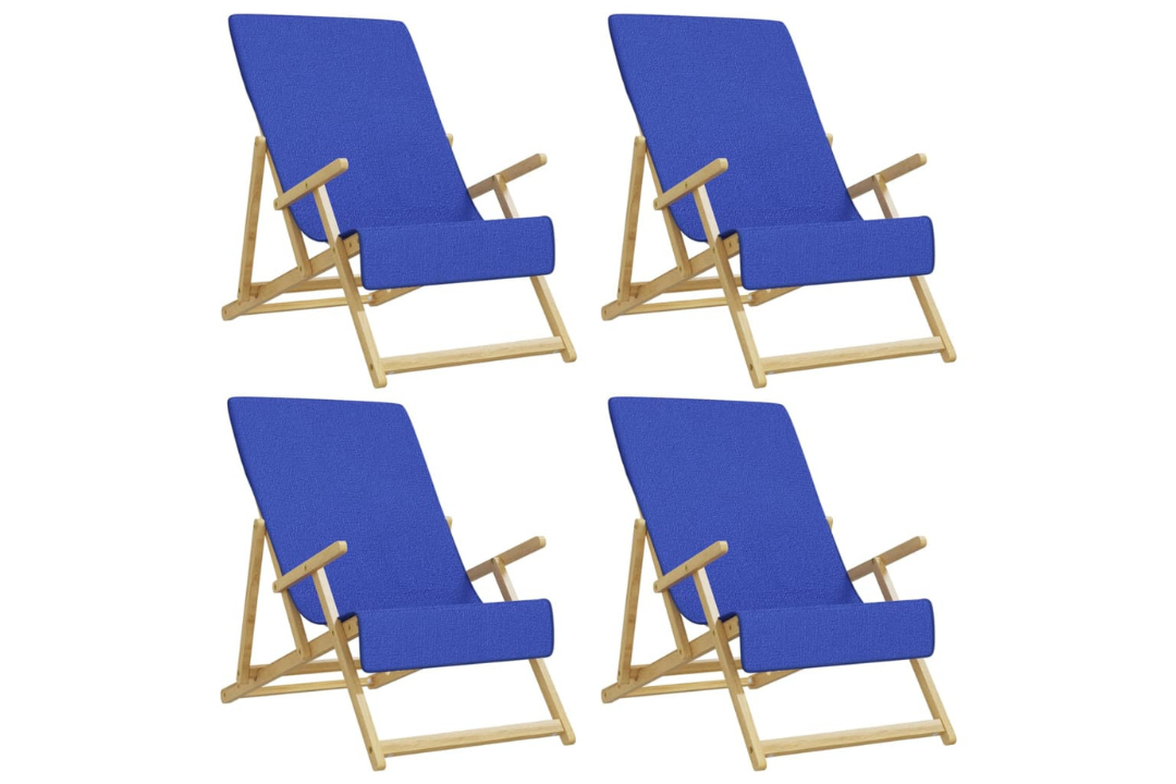 Beach Towels 4 pcs – 60 x 135 cm in Royal Blue