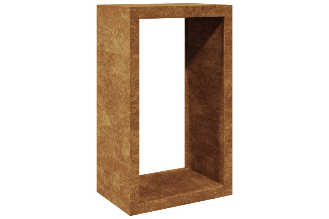 Durable Firewood Rack – Weathering Steel Outdoor Log Holder