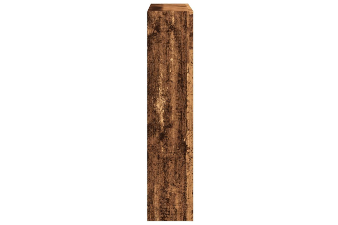 Sleek Fireplace Surround 81 x 18 x 82 cm in Old Wood Made of Engineered Wood