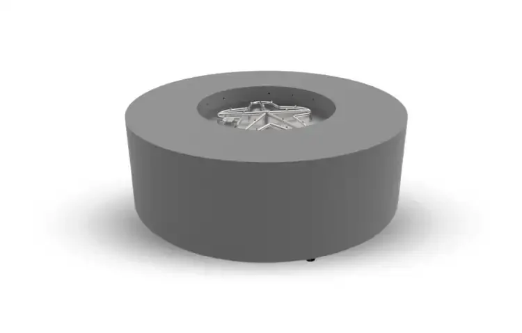 HPC Agni Round Fire Pit Enclosure in Pewter