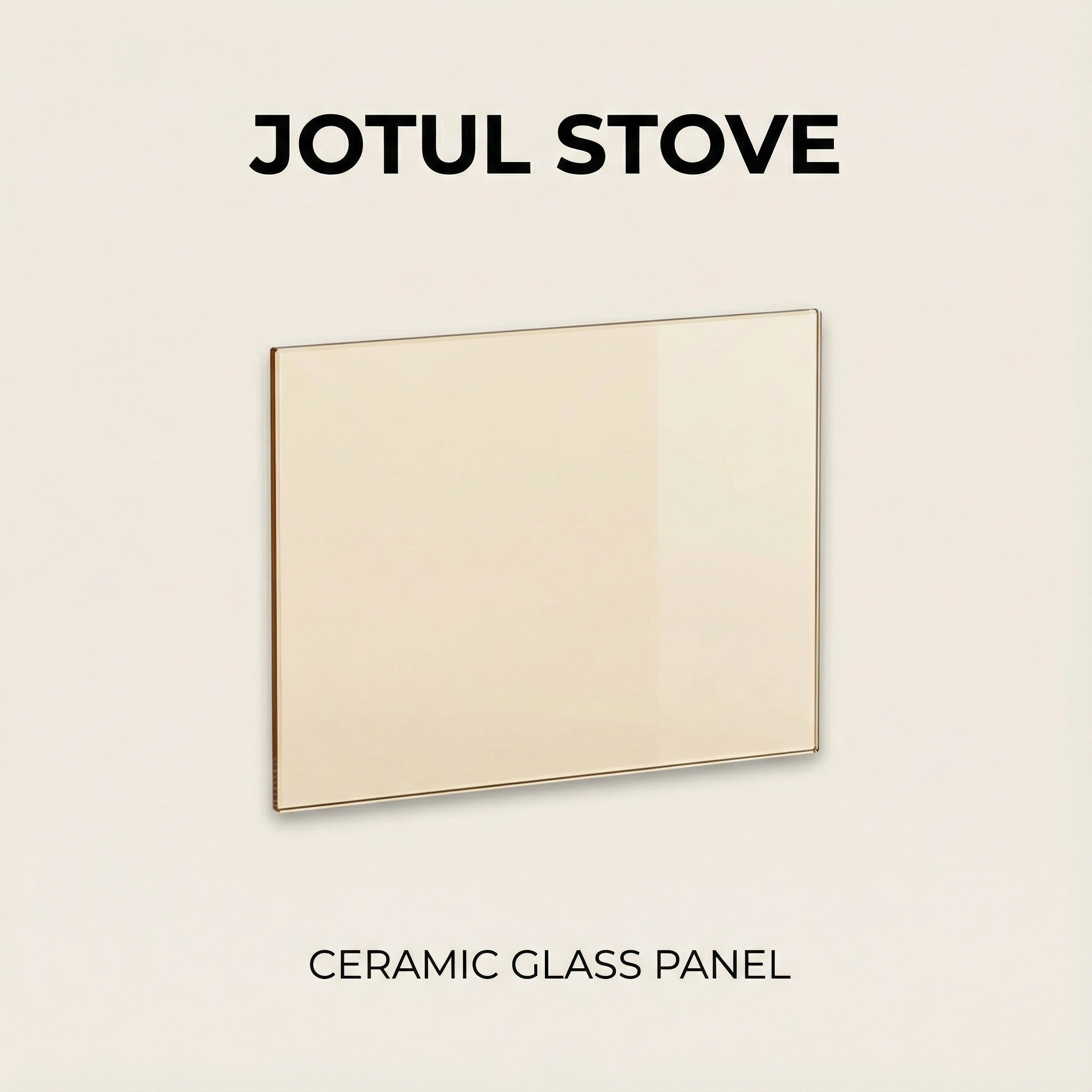 Jotul Replacement Ceramic Glass Panels – High-Temp Pyroceram for Multiple Models
