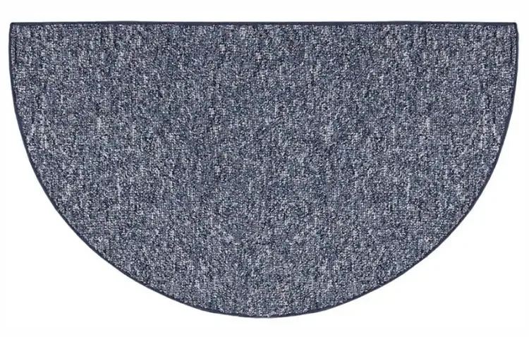 Homefire Moonlight Half Round Polypropylene Hearth Rug – 27" x 48"