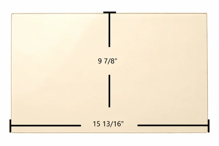 Blaze King Princess PE1006 Ceramic Glass Panel – 15 13/16" x 9 7/8"