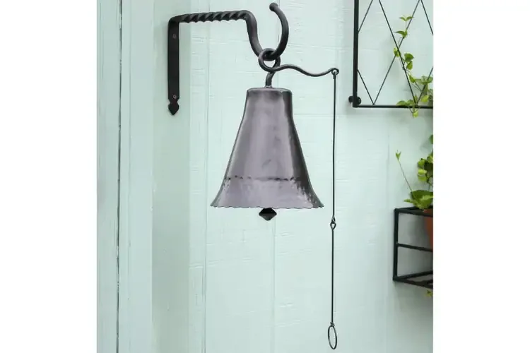 Large Wrought Iron Knocker Bell