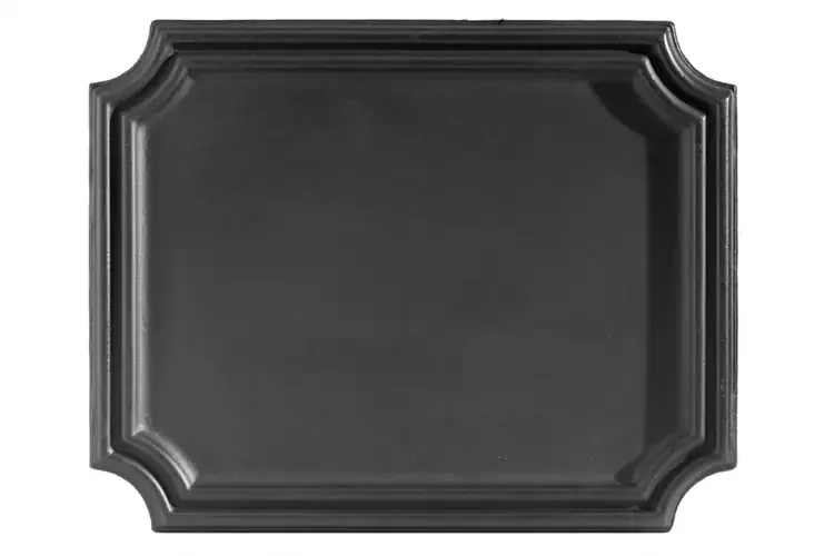 Plain Design Fireback Made of Cast Iron