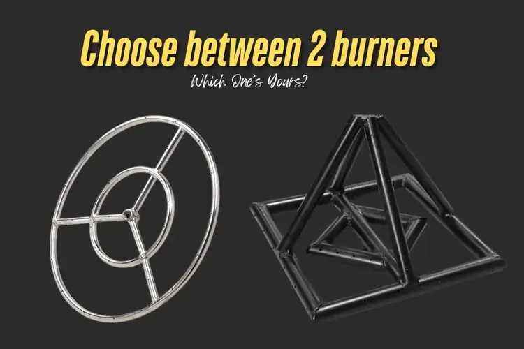 Grand Canyon Concrete Gas Fire Bowl Burner Options