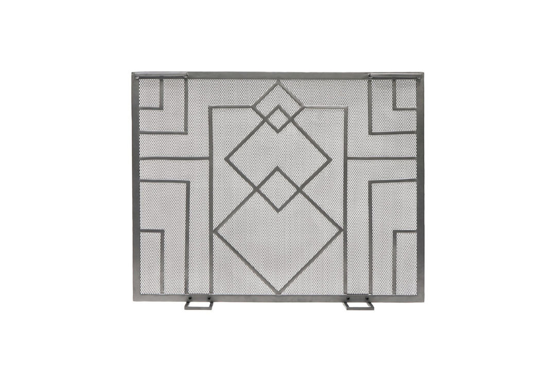 Wright Design Flat Fireplace Screens in 38” x 30”