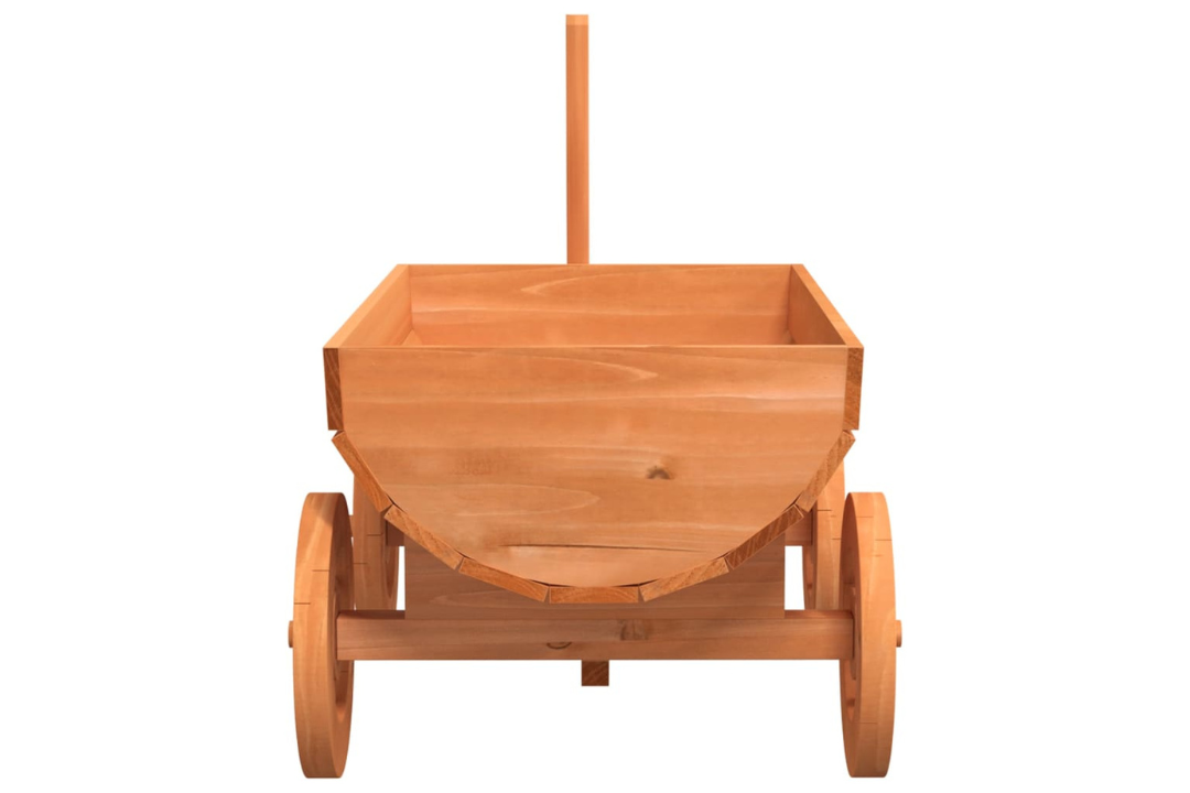 Decorative Wagon 70x43x54 cm Solid Wood Fir With 21 Liters of Space
