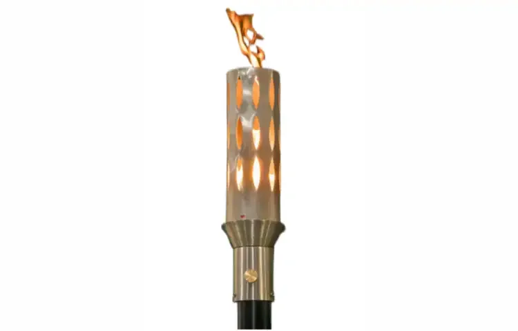 Ellipse Style Stainless Steel Gas Tiki Torch Head