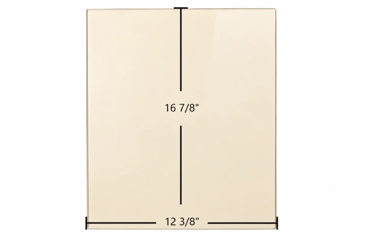 Jotul F 260 Replacement Ceramic Glass Panels – 12 3/8" x 16 7/8"