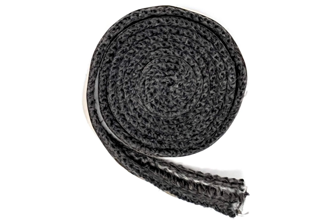 11/16" Black Self-Adhesive Wood Stove Window Gasket | 5 ft and 7 ft